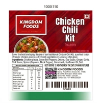 Kingodm Foods Chicken Chili Kit (Frozen) (330 Gm) – Pack of 3 Pieces, 1 Kg