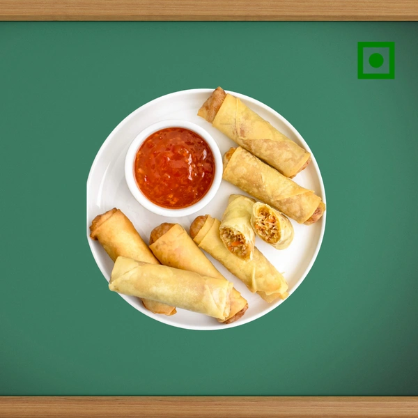 Kingodm Foods Desi Paneer Spring Rolls (Frozen) (100 Gram/Pc) – 10 Pieces/ Pack