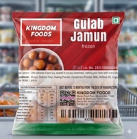Kingodm Foods Gulab Jamun (40 Gm/Pc) (Frozen) – 1 Kg