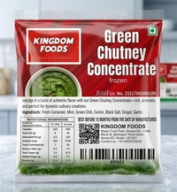 Kingodm Foods Green Chutney Concentrate (Frozen) – 1 Kg