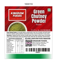 Kingodm Foods Green Chutney Powder (Frozen) – 1 Kg