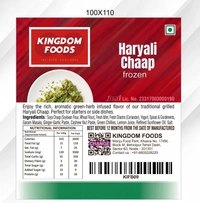 Kingodm Foods Haryali Chaap (Frozen) (65 Gm/Pc) – 1 Kg