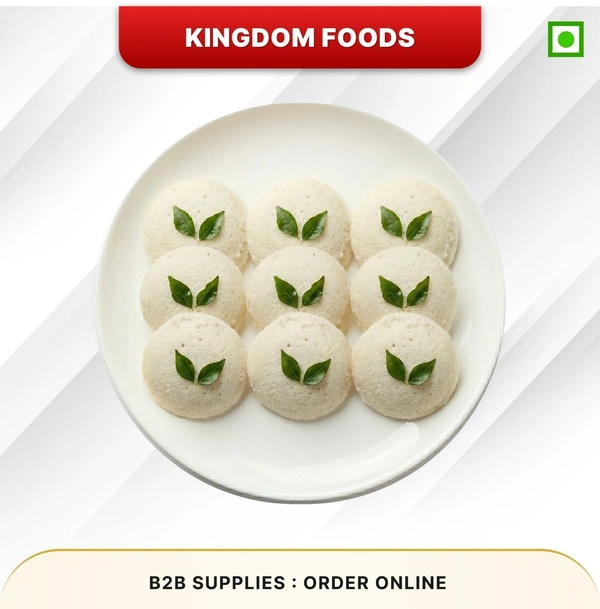 Kingodm Foods Idli (40 Gm/Pc) (Frozen) – 25 Pcs