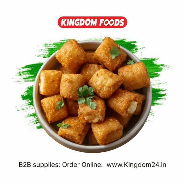 Kingodm Foods Bread Pakoda (Frozen) (70 Gm/Pc) – 1 Kg