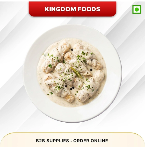 Kingodm Foods Malai Chaap (Frozen) (65 Gm/Pc) – 1 Kg