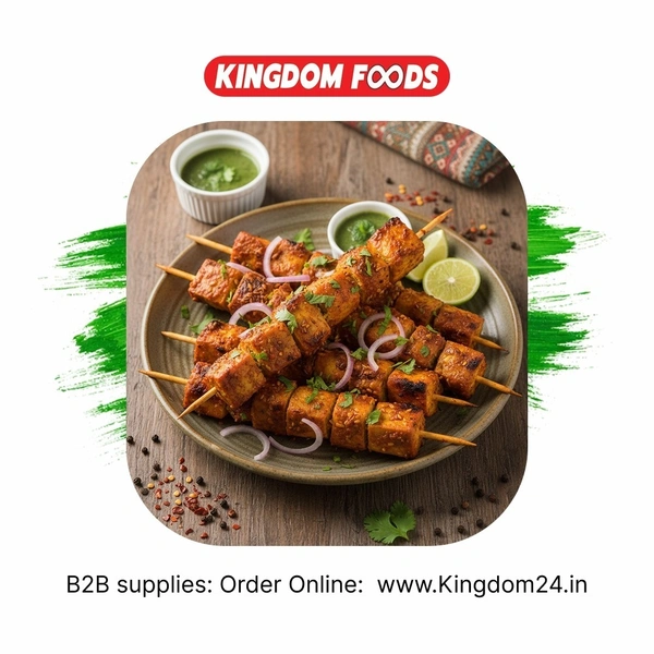 Kingodm Foods Marinated Soya Chaap (Frozen) (65 Gm/Pc) – 1 Kg