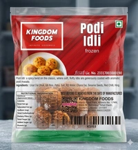 Kingodm Foods Podi Idli (12 Gm/Pc) (Frozen)– 1 Kg