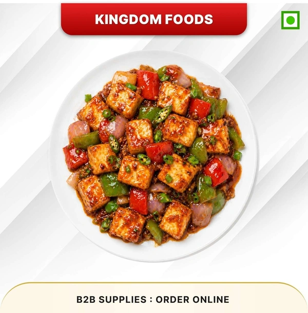 Kingodm Foods Paneer Chili Kit (Frozen) (330 Gm) – Pack of 3 Pieces, 1 Kg
