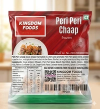 Kingodm Foods Peri Peri Chaap (Frozen) (65 Gm/Pc) – 1 Kg