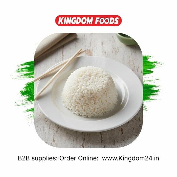 Kingodm Foods Plain Rice (Frozen) – 1 Kg