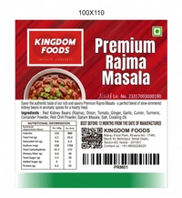 Kingodm Foods Premium Rajma Masala (Non Frozen) – 1 Kg/Pc