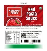 Kingodm Foods Red Pasta Sauce (Frozen) – 1Kg/ Pack
