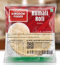 Kingodm Foods Rumali Roti (Frozen) (30 Gm/Pc) – Pack of 30 Pieces, 1 Packet