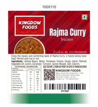 Kingodm Foods Rajma Curry (Frozen) – 1 Kg