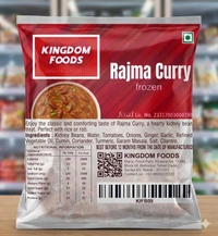Kingodm Foods Rajma Curry (Frozen) – 1 Kg