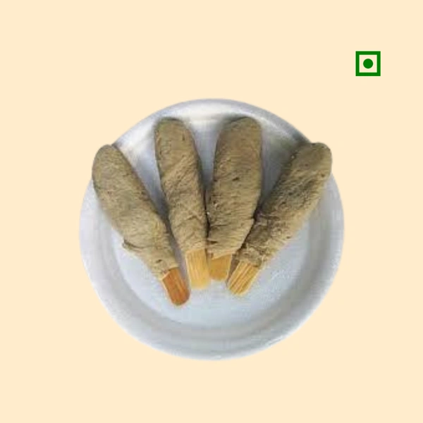 Kingodm Foods Raw Soya Chaap (Frozen) (100 Gm/Pc) – 1 Kg