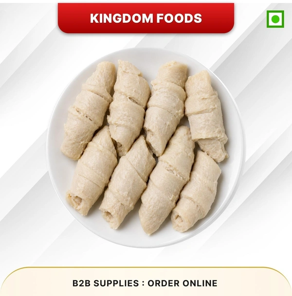 Kingodm Foods Raw Soya Chaap Premium (Frozen) (100 Gm/Pc) – 1 Kg
