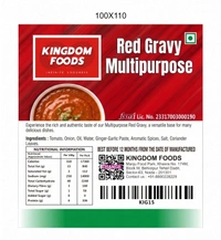 Kingodm Foods Red Gravy Multipurpose (Non Frozen) – 1 Kg/Pc