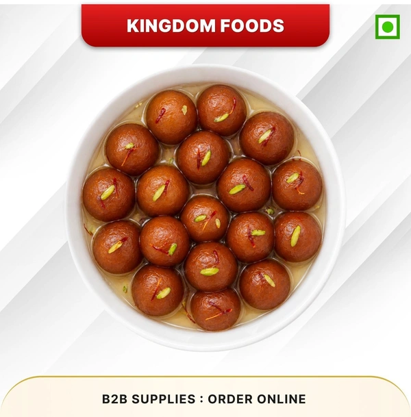 Kingodm Foods Small Gulab Jamun (Frozen) (20 Gm/Pc) – 1 Kg