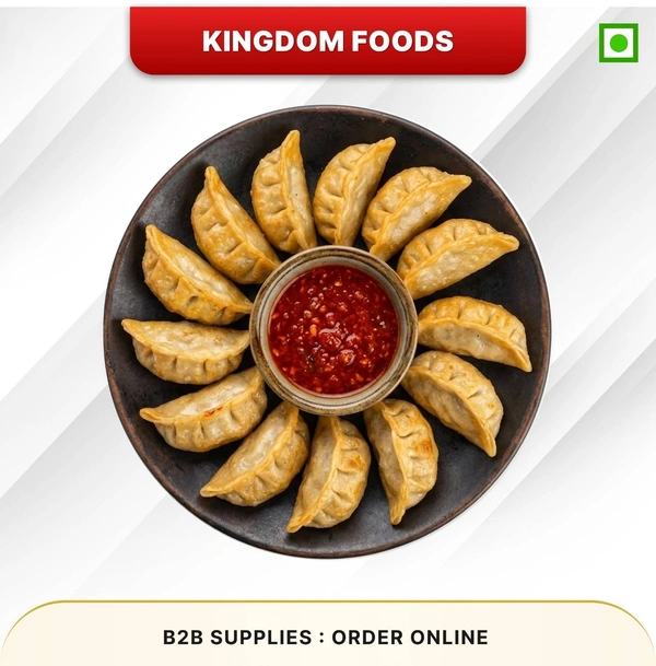 Kingodm Foods Soya Momos (Frozen) (30 Gm/Pc) – Handcrafted, 33 Pcs