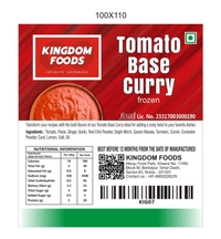 Kingodm Foods Tomato Base Curry (Frozen) – 1 Kg