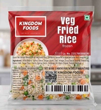 Kingodm Foods Veg Fried Rice (Frozen) – 1Kg/ Pack