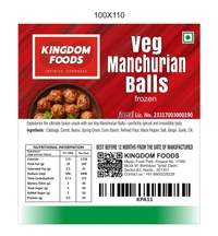 Kingodm Foods Veg Manchurian Balls (Frozen) (20 Gm/Pc) – 1 Kg
