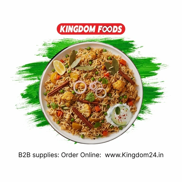 Kingodm Foods Veg Biryani (Frozen) – 1 Kg