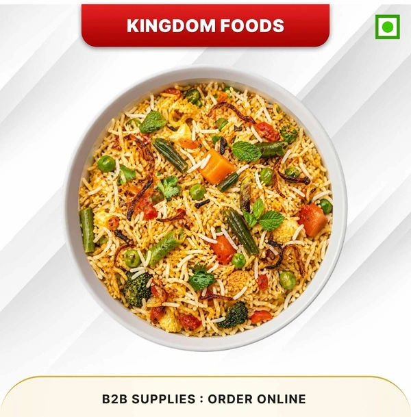 Kingodm Foods Veg Biryani (Frozen) – 1 Kg
