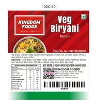Kingodm Foods Veg Biryani (Frozen) – 1 Kg