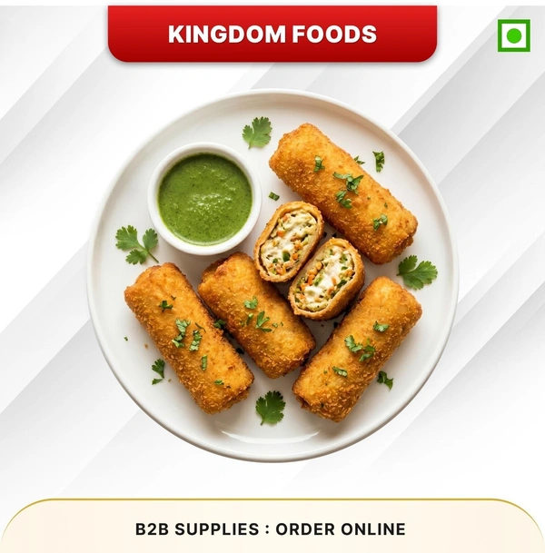Kingodm Foods Veg Dahi Kay Sholay (Frozen) (100 Gm/Pc) – 1 Kg