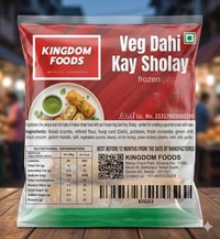 Kingodm Foods Veg Dahi Kay Sholay (Frozen) (100 Gm/Pc) – 1 Kg