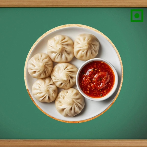 Kingodm Foods Veg Momos (Frozen) (25 Gm/Pc) – 40 Pcs