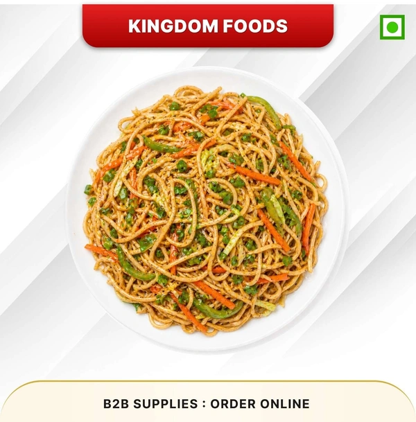 Kingodm Foods Veg Noodles (Frozen) (330 Gm) – Pack of 3 Pieces, 1 Kg