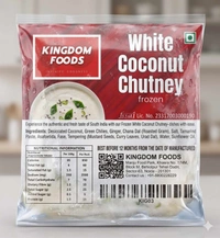 Kingodm Foods White Coconut Chutney (Frozen) – 1 Kg