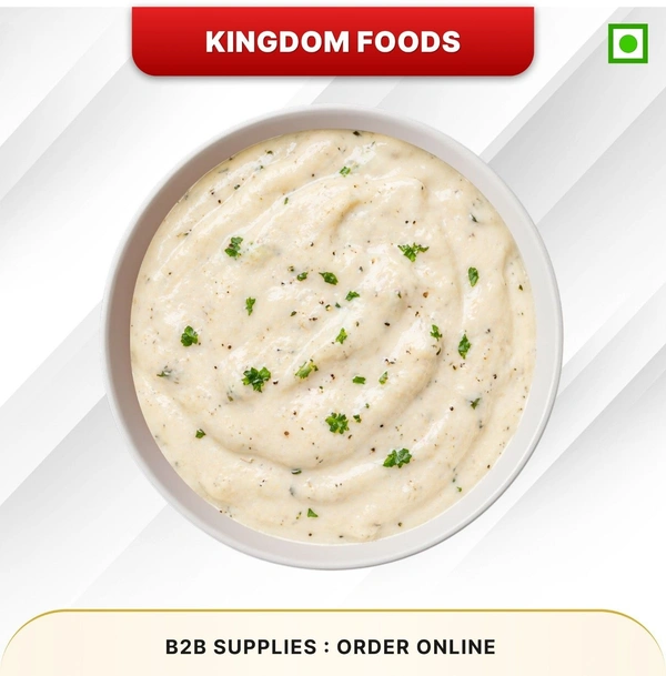 Kingodm Foods White Pasta Sauce (Frozen) – 1 Kg