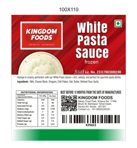 Kingodm Foods White Pasta Sauce (Frozen) – 1 Kg