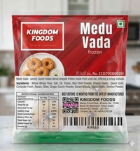 Kingodm Foods Medu Vada (Frozen) (40 Gm/Pc) – 25 Pcs