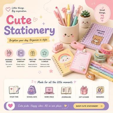 Cute Stationary