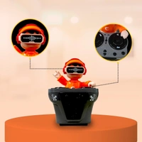 Dancing DJ Man with Music and Lights