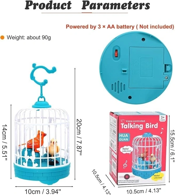 Talking Bird Electronic Toy for Kids | Interactive Toy & Repeat What You Said