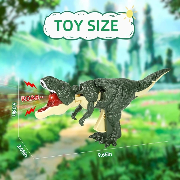 Roaring Dinosaur Gun with Sound Music & Movements - Parsley