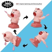 Tumbling Bear With Music and Lights - Web Orange