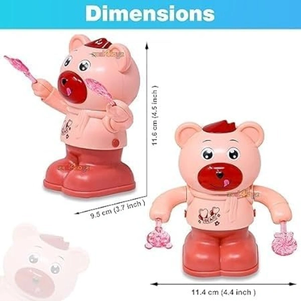 Tumbling Bear With Music and Lights - Web Orange