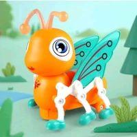 Walking Bee With Music And Lights  - Turquoise Blue