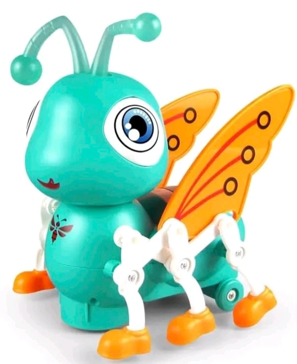Walking Bee With Music And Lights  - Turquoise Blue