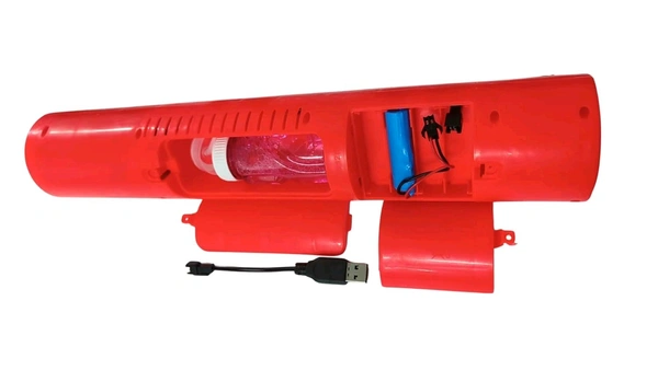 Tower Bubble Maker Machine, Automatic with Lights & Fireworks Sound Effect