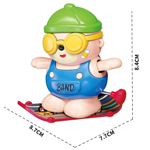 Skateboarding Bear - Wind Up