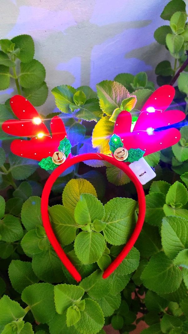Xmas Kids Headband With LED Lights