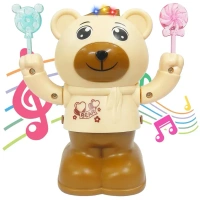 Tumbling Bear With Music and Lights - Web Orange